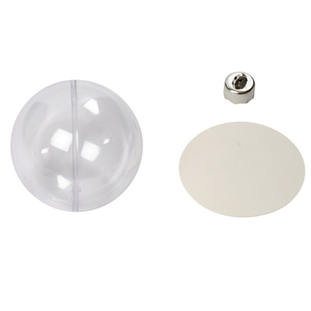 Deko-kule - 8 cm, transparent - Image 2