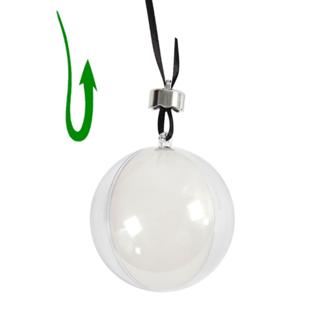 Deko-kule - 8 cm, transparent - Image 3