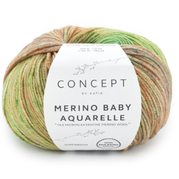 364 - Merino Baby Aquarelle 