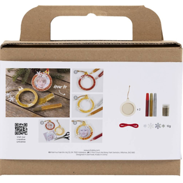 Mini DIY Kit - Julepynt med bilder - Image 2