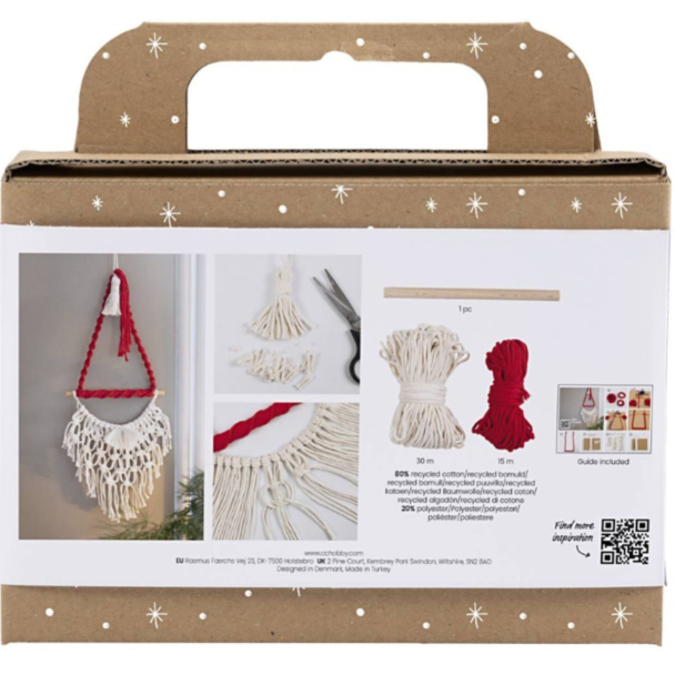 Mini DIY Kit Makramè - Julenisse - Image 2