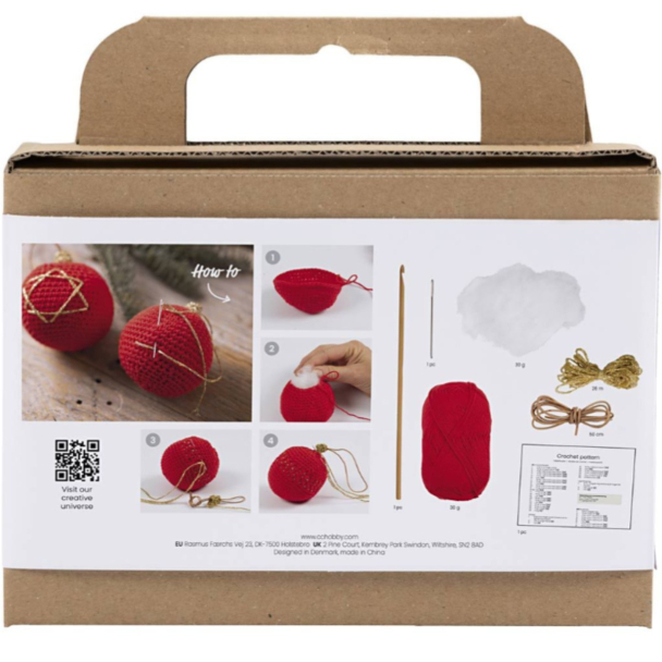 DIY Kit Hekling - Julekuler - Image 2