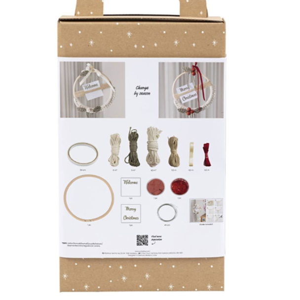 DIY Kit Makramè - Julekrans - Image 2