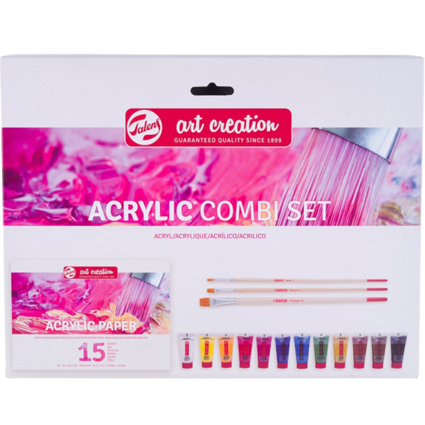 Art Creation Akrylmalingsett – Paper Combi set Acryl