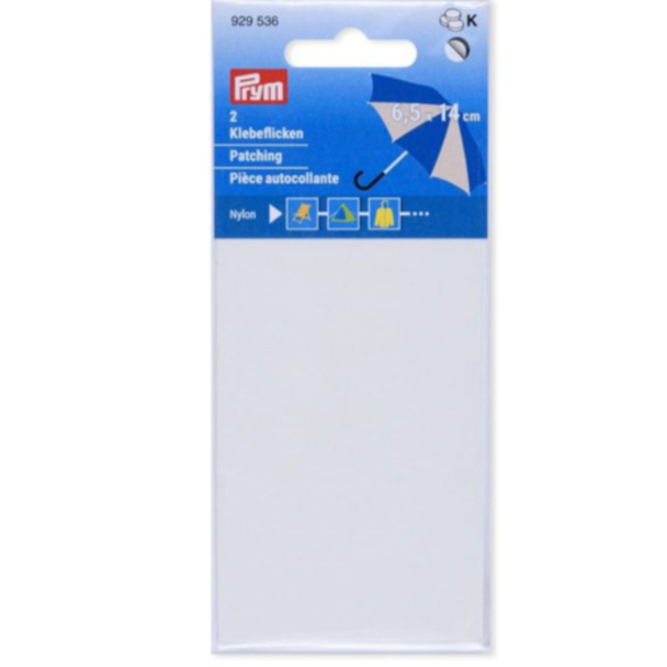 Prym Reparasjonslapp Nylon selvklebende 6,5x14cm – Ecru