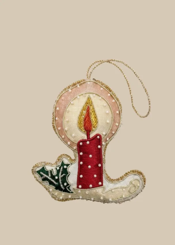 Julepynt - Candle Light Red