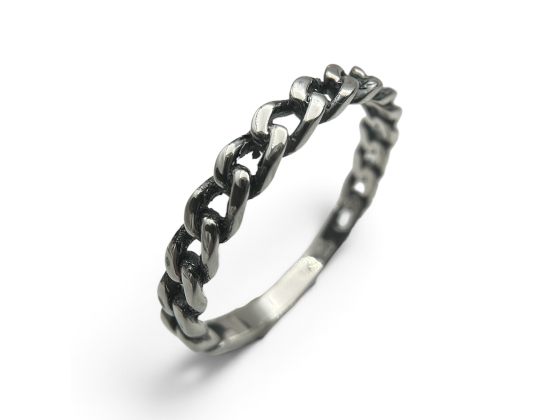 Ring - Oksidert, tynn lenke