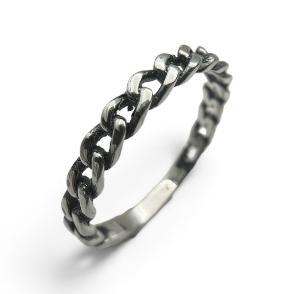 Ring - Oksidert, tynn lenke