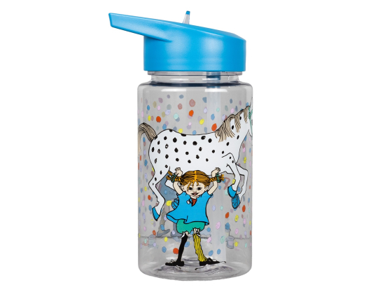 Drikkeflaske Pippi bursdag, Bl&aring;