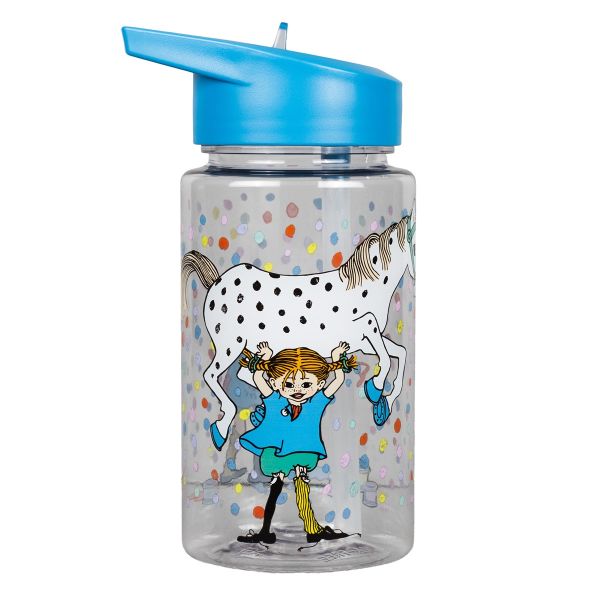 Drikkeflaske Pippi bursdag, Bl&aring;