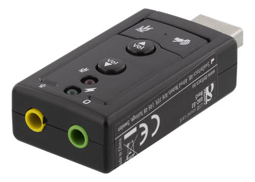 LYDKORT DELTACO USB-lydkort