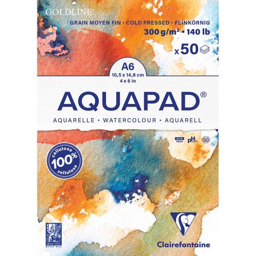 Akvarellblokk – CP 300g 50ark – A6 AQUAPAD 