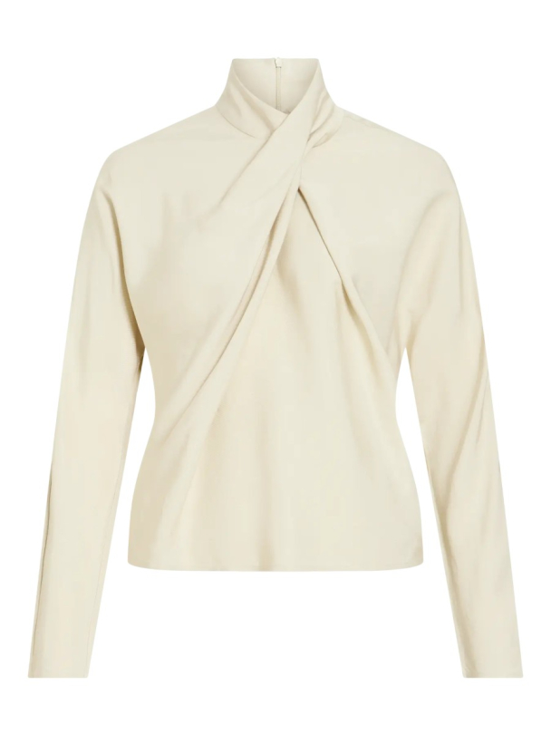 Roucasy High Neck Top - Pelican - Image 1