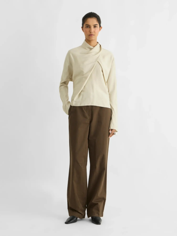Roucasy High Neck Top - Pelican - Image 5