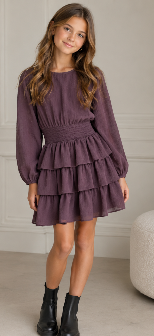 NKFRORLINOE LS DRESS - Image 1