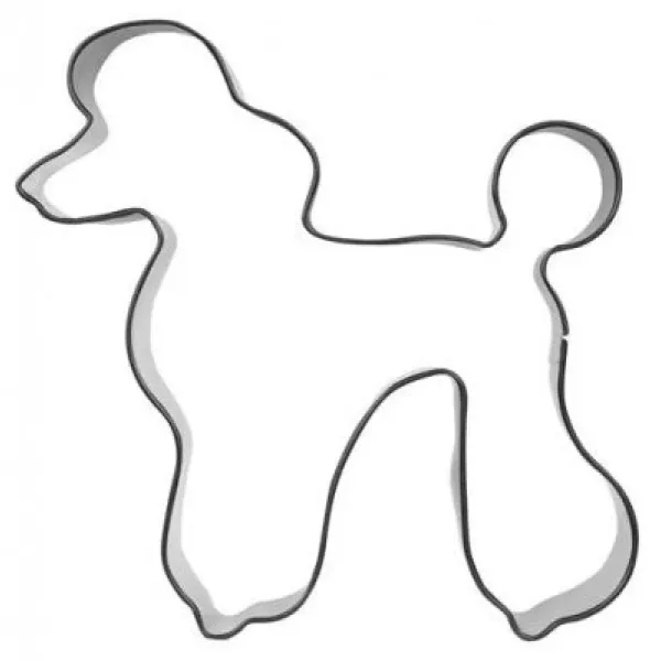 Utstikker Puddel 9 x 9 cm