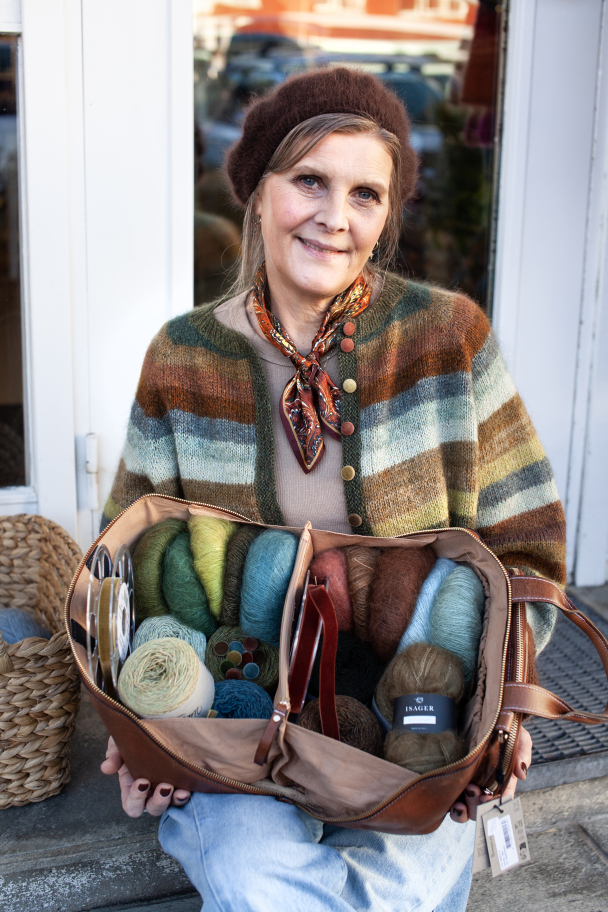 Wiola Stripe Cardigan Materialpakke - Image 1