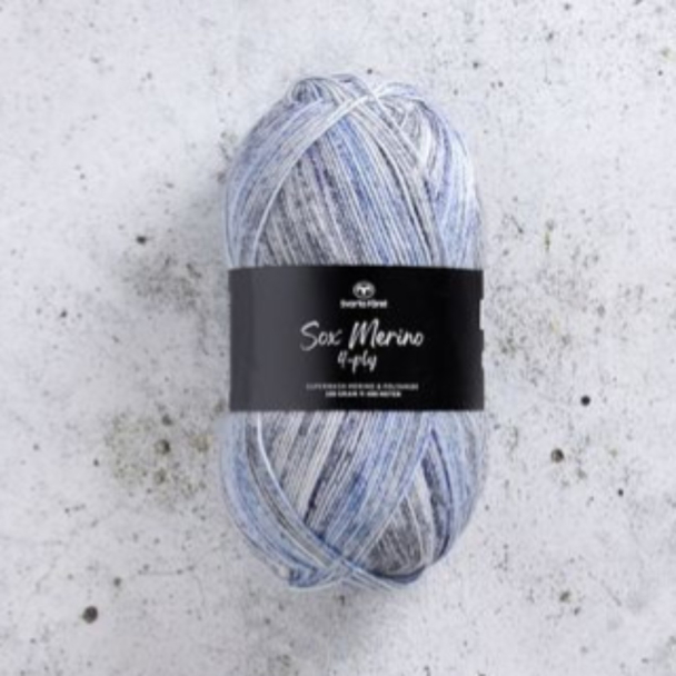 Sox Merino 4 ply 100g Nordic Noir
