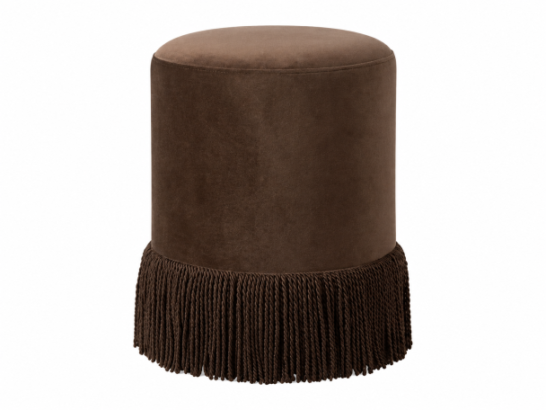 Gigi Puff - Mørkebrun Velur - Image 1