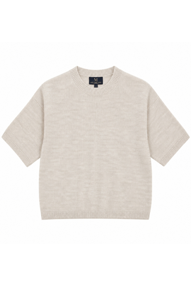 M Jeans Dee kortermet genser i ullblanding - Image 4