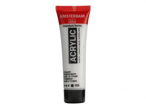 Amsterdam Standard 20ml – 105 Titanium white