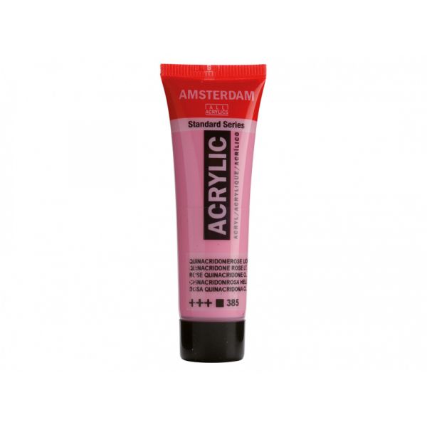 Amsterdam Standard 20ml – 385 Quinacridone Rose Light